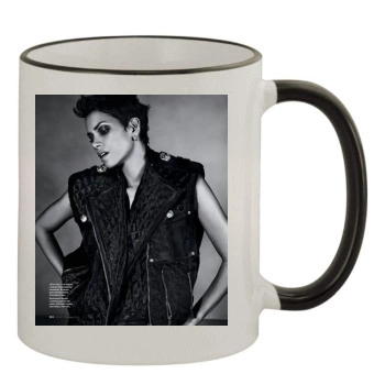 Halle Berry 11oz Colored Rim & Handle Mug