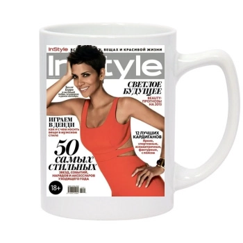 Halle Berry 14oz White Statesman Mug