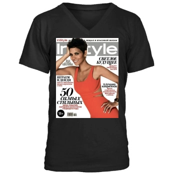 Halle Berry Men's V-Neck T-Shirt