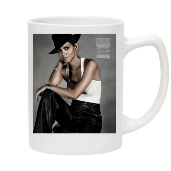 Halle Berry 14oz White Statesman Mug