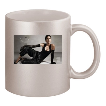 Halle Berry 11oz Metallic Silver Mug