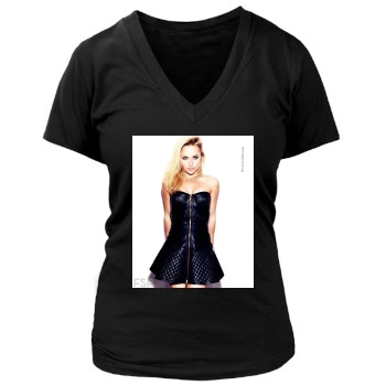 Hayden Panettiere Women's Deep V-Neck TShirt