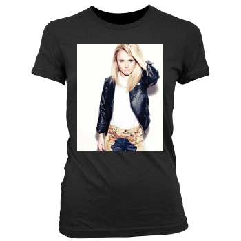 Hayden Panettiere Women's Junior Cut Crewneck T-Shirt