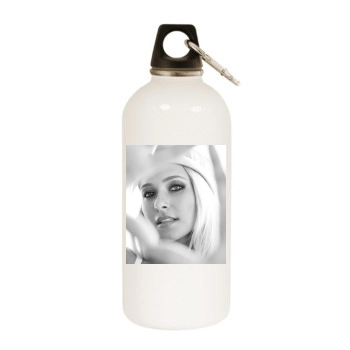 Hayden Panettiere White Water Bottle With Carabiner