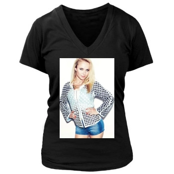 Hayden Panettiere Women's Deep V-Neck TShirt