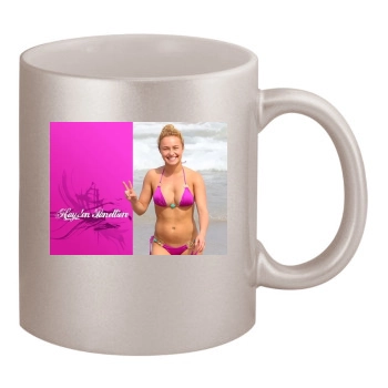 Hayden Panettiere 11oz Metallic Silver Mug