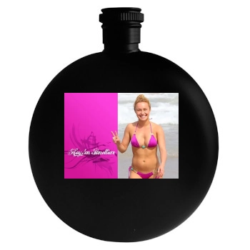 Hayden Panettiere Round Flask