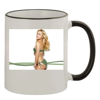 Hayden Panettiere 11oz Colored Rim & Handle Mug