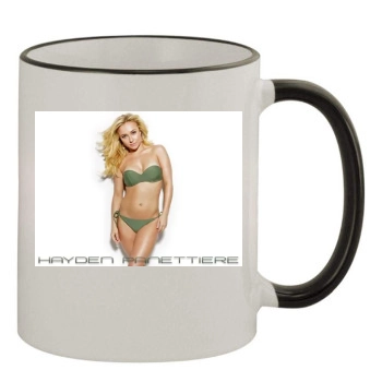 Hayden Panettiere 11oz Colored Rim & Handle Mug