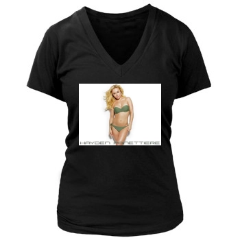 Hayden Panettiere Women's Deep V-Neck TShirt