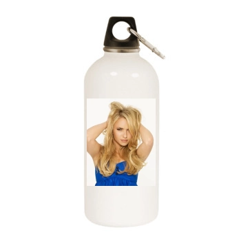 Hayden Panettiere White Water Bottle With Carabiner