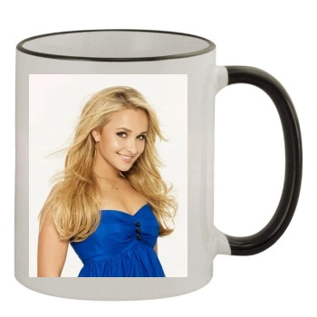 Hayden Panettiere 11oz Colored Rim & Handle Mug