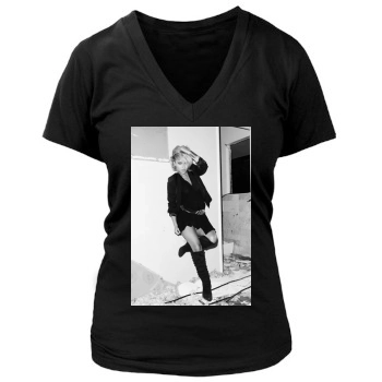 Hayden Panettiere Women's Deep V-Neck TShirt