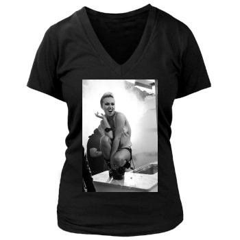 Hayden Panettiere Women's Deep V-Neck TShirt