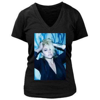 Hayden Panettiere Women's Deep V-Neck TShirt