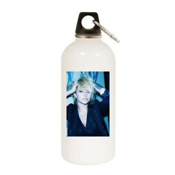 Hayden Panettiere White Water Bottle With Carabiner