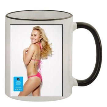 Hayden Panettiere 11oz Colored Rim & Handle Mug