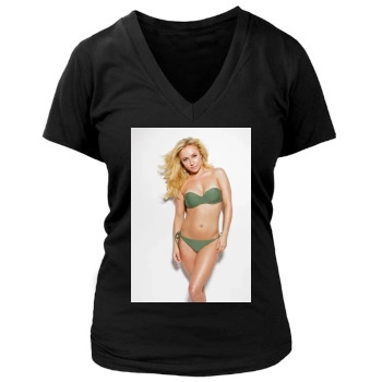 Hayden Panettiere Women's Deep V-Neck TShirt