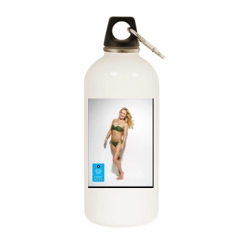 Hayden Panettiere White Water Bottle With Carabiner