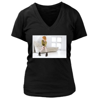 Hayley Williams Women's Deep V-Neck TShirt