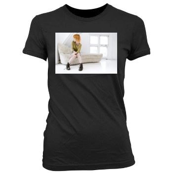 Hayley Williams Women's Junior Cut Crewneck T-Shirt