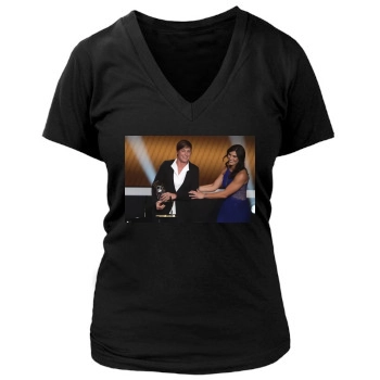 Hope Solo Women's Deep V-Neck TShirt