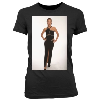 Heidi Klum Women's Junior Cut Crewneck T-Shirt