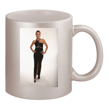 Heidi Klum 11oz Metallic Silver Mug