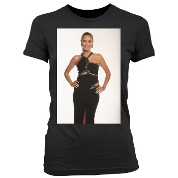 Heidi Klum Women's Junior Cut Crewneck T-Shirt