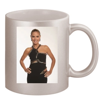 Heidi Klum 11oz Metallic Silver Mug