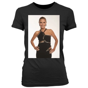 Heidi Klum Women's Junior Cut Crewneck T-Shirt