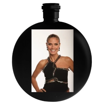 Heidi Klum Round Flask