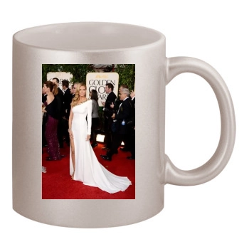 Heidi Klum 11oz Metallic Silver Mug