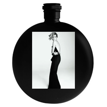 Heidi Klum Round Flask