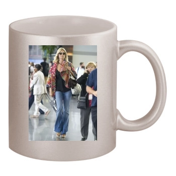 Heidi Klum 11oz Metallic Silver Mug