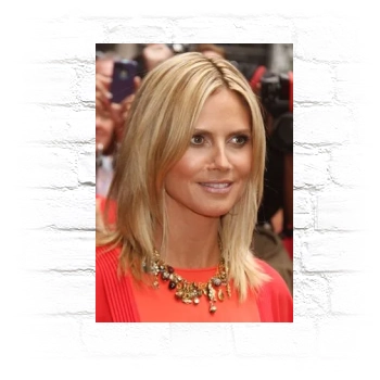 Heidi Klum Metal Wall Art