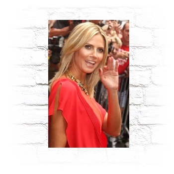 Heidi Klum Metal Wall Art