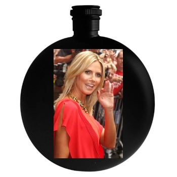 Heidi Klum Round Flask