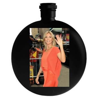 Heidi Klum Round Flask