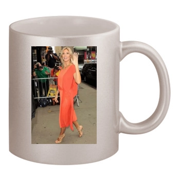 Heidi Klum 11oz Metallic Silver Mug