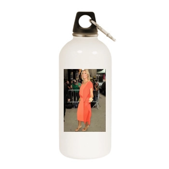 Heidi Klum White Water Bottle With Carabiner