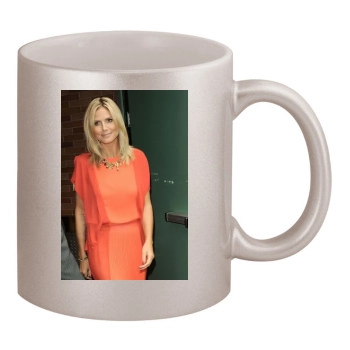 Heidi Klum 11oz Metallic Silver Mug