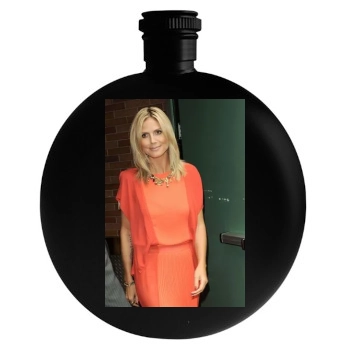 Heidi Klum Round Flask