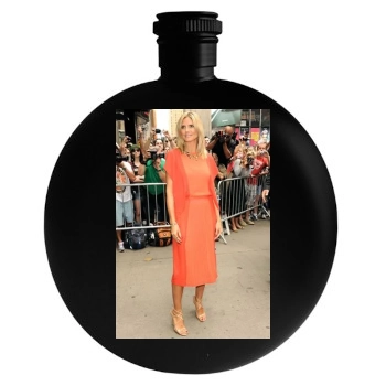 Heidi Klum Round Flask