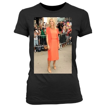 Heidi Klum Women's Junior Cut Crewneck T-Shirt