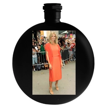 Heidi Klum Round Flask