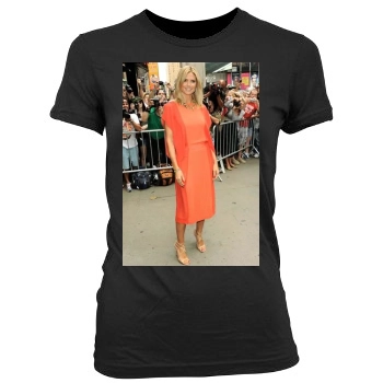 Heidi Klum Women's Junior Cut Crewneck T-Shirt