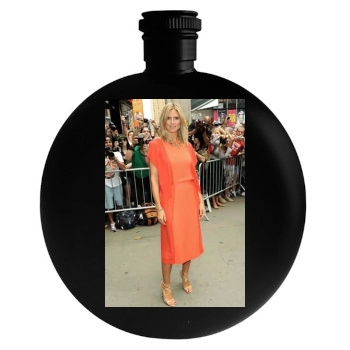 Heidi Klum Round Flask