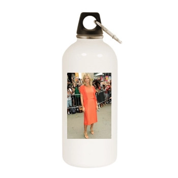 Heidi Klum White Water Bottle With Carabiner