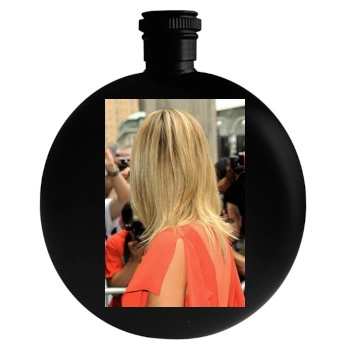 Heidi Klum Round Flask